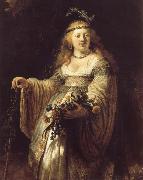 Saskia van Uylenburgh in Arcadian Costume REMBRANDT Harmenszoon van Rijn